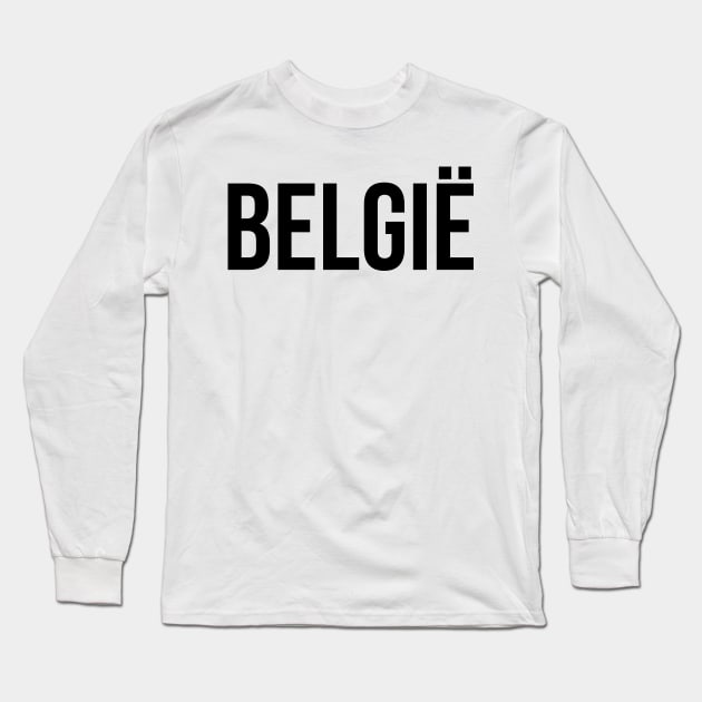 België Long Sleeve T-Shirt by Classical